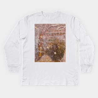 pink snow 1991 Kids Long Sleeve T-Shirt